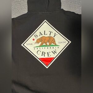 Salty Crew Men's Sport Hoodie, Black size Large